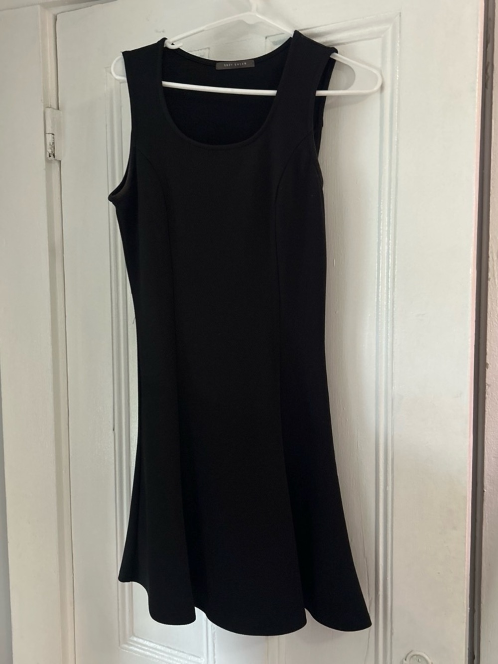 Suzy Shier Black Sleeveless Fit-and-Flare Dress